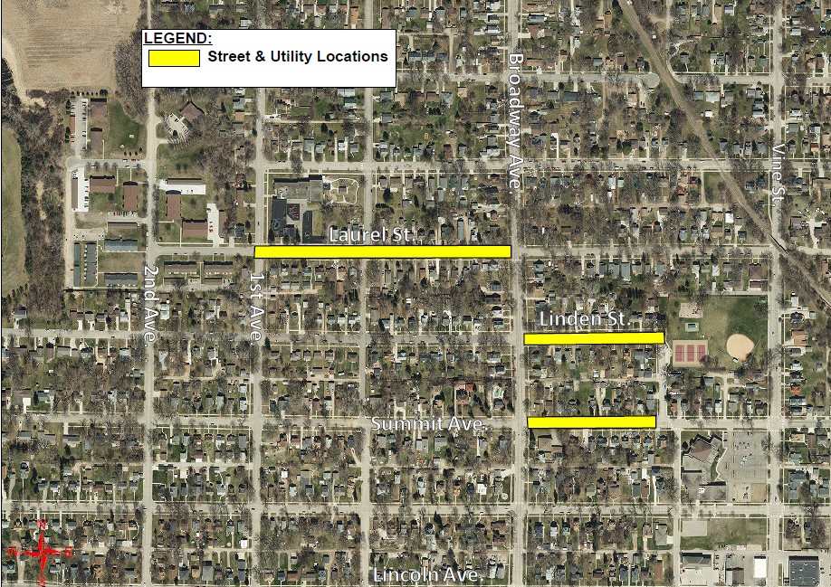 LindenLaurel Summit map