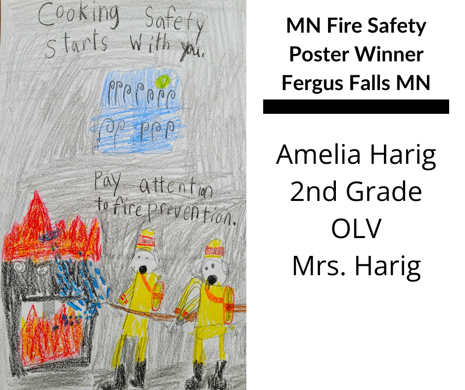 MN Fire Prevention Poster Winner 2023